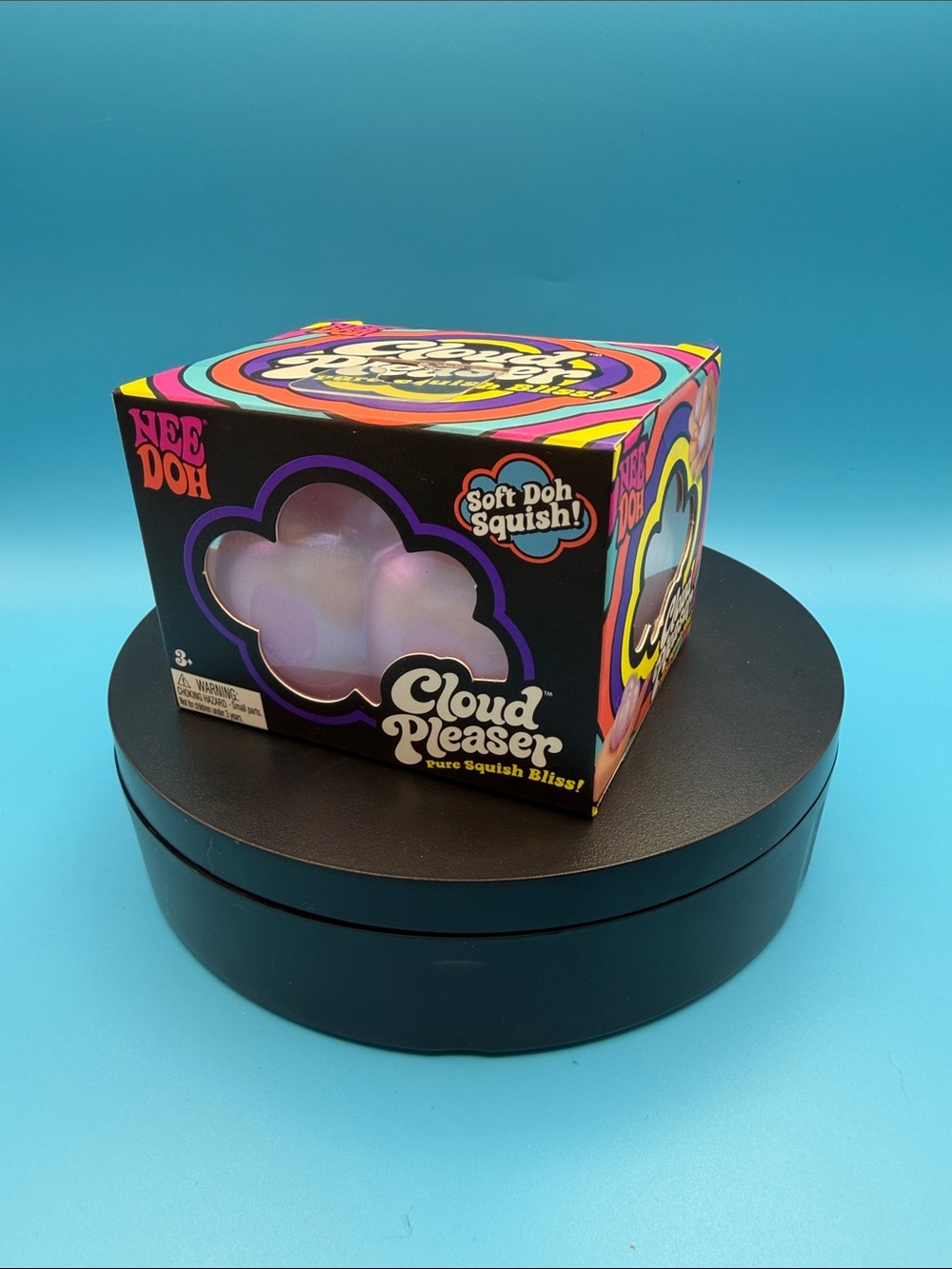 Needoh Cloud Pleaser Squish Toy - Purple Cloud